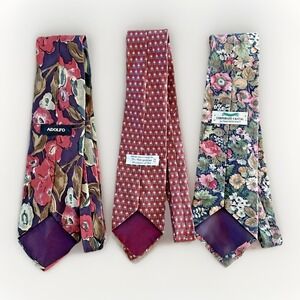 Lot‎ of 3 Adolfo, Metropolitan Museum of Art, Corp Casual Van Heusen Neck Ties